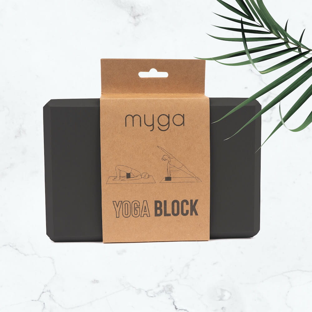 Jógový blok Myga Foam Block – černý