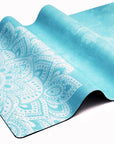 Jógová podložka Yoga Design Lab Combo Travel 1,5 mm – Mandala Turquoise