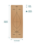 Jógová podložka Myga – Alignment 6 mm XL