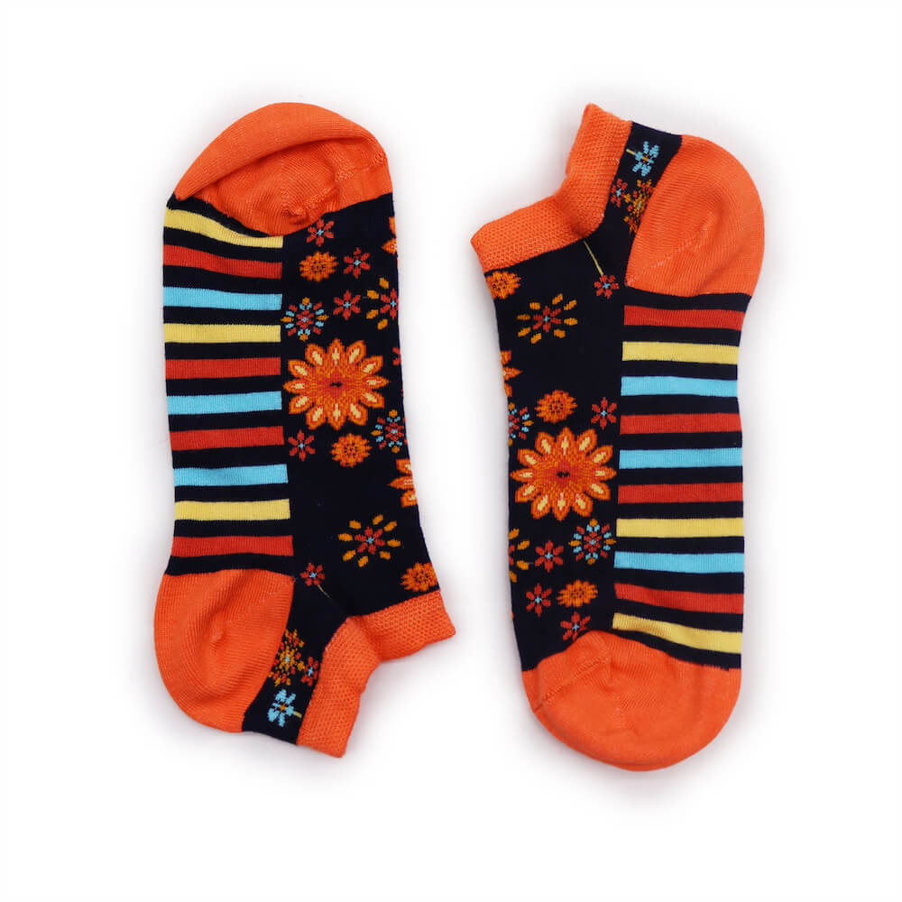 Bambusové ponožky Hop Hare – Mandala s květinami 36–40