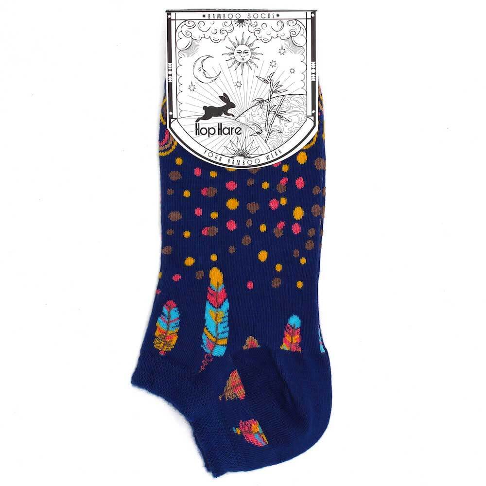 Bambusové ponožky Hop Hare – Indian feathers 36–40