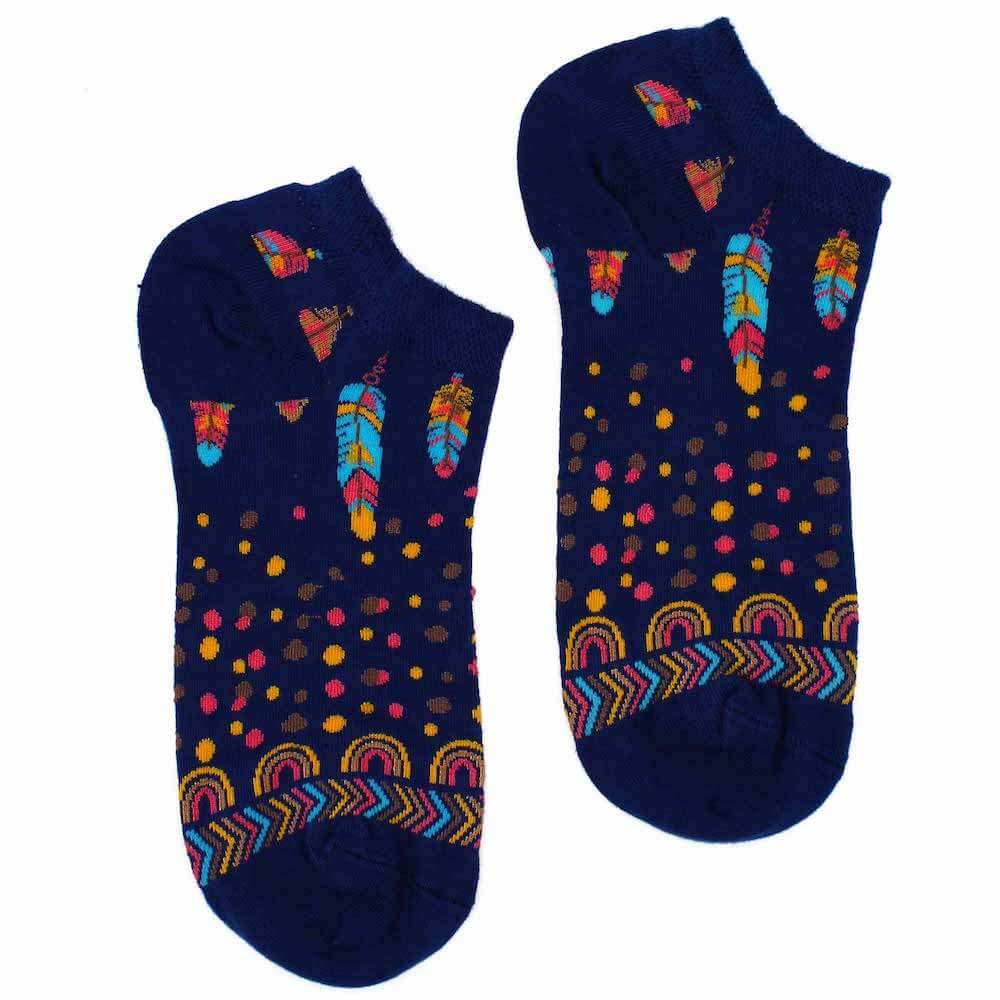 Bambusové ponožky Hop Hare – Indian feathers 36–40