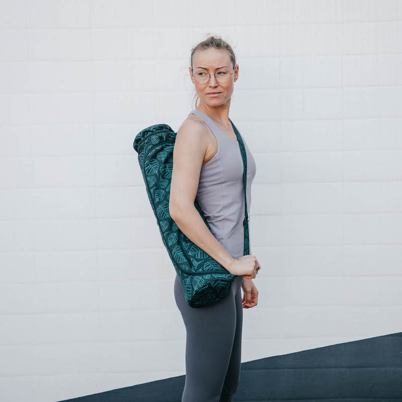 Bavlněná taška na jogamatku Bodhi Asana Bag 60 – zelená