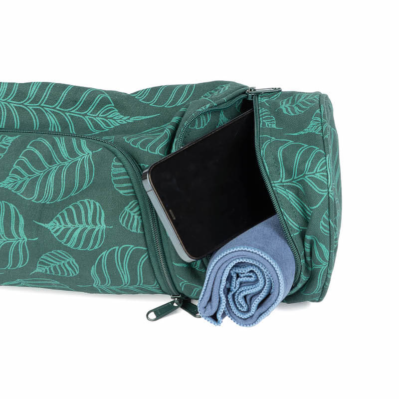 Bavlněná taška na jogamatku Bodhi Asana Bag 70 – zelená