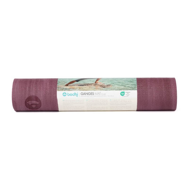 Jógová podložka Bodhi Ganges 6 mm – fialová
