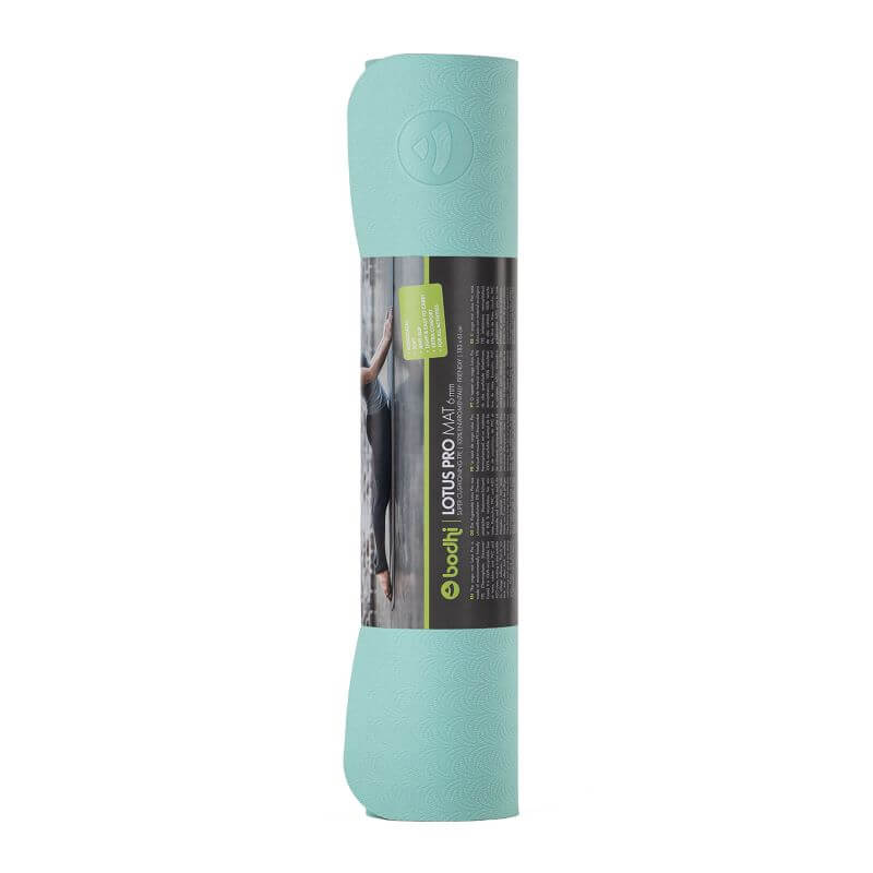 Jógová podložka Bodhi Lotus Pro 6 mm – seledínová