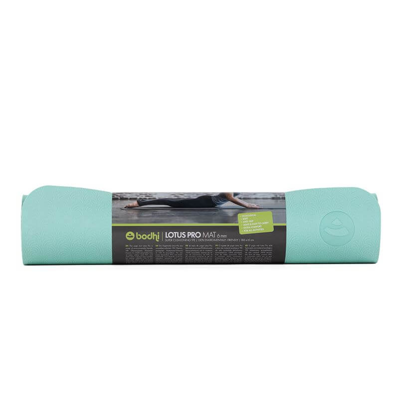 Jógová podložka Bodhi Lotus Pro 6 mm – seledínová