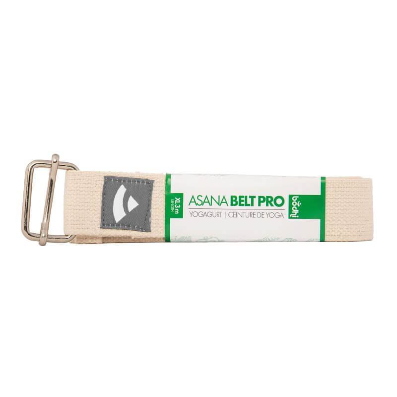 Jógový pás Bodhi Asana belt XL 3 m – ecru