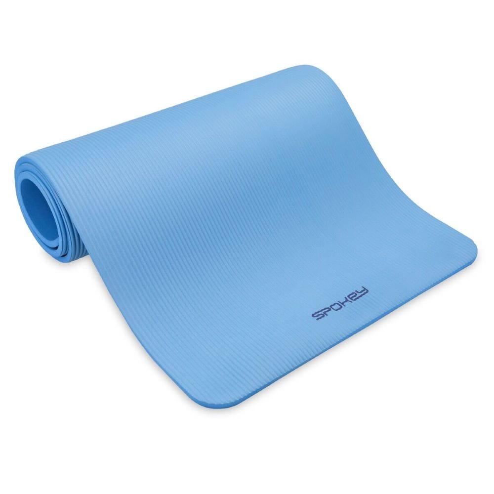 Cvičební podložka Spokey Softmat 1 cm – světle modrá