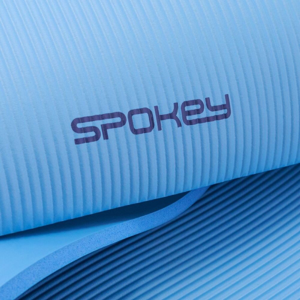 Cvičební podložka Spokey Softmat 1 cm – světle modrá