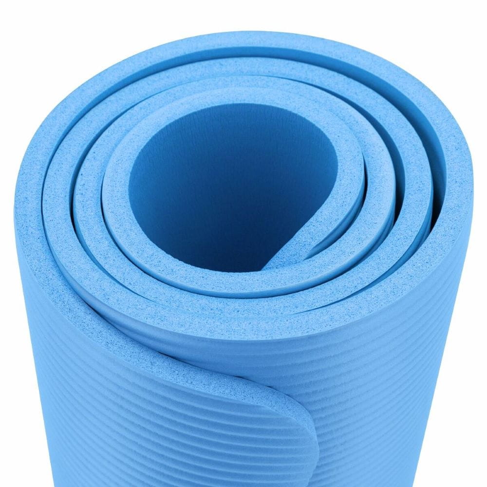 Cvičební podložka Spokey Softmat 1 cm – světle modrá