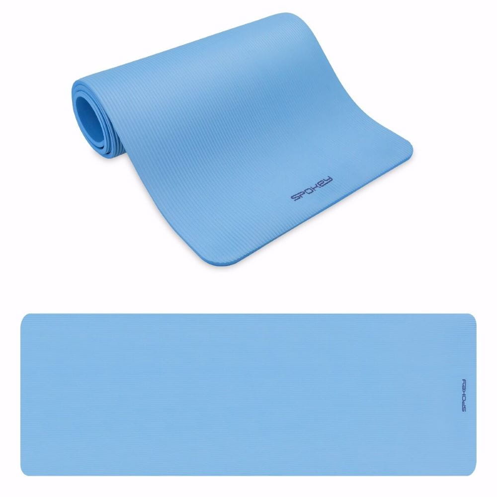 Cvičební podložka Spokey Softmat 1 cm – světle modrá