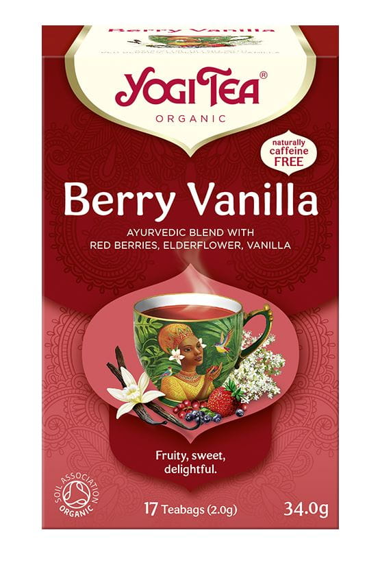 Čaj Yogi Tea Berry Vanilla – vanilka s ovocem