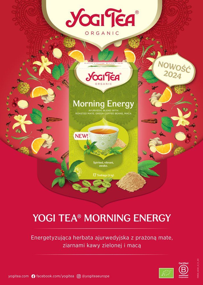 Čaj Yogi Tea Morning Energy – Ranní energie