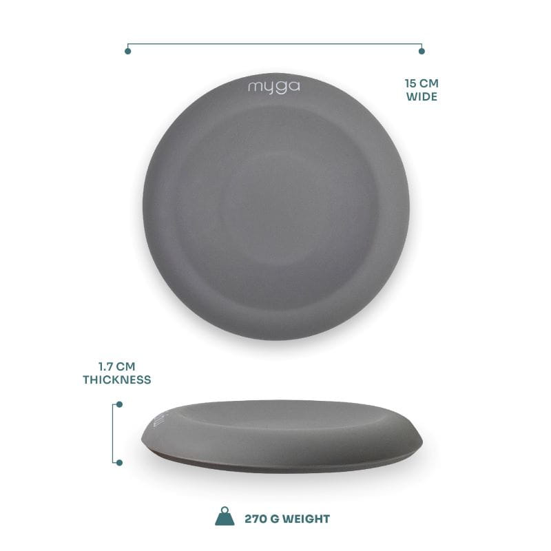 Gelová podložka na jógu Myga Support Pad – šedá