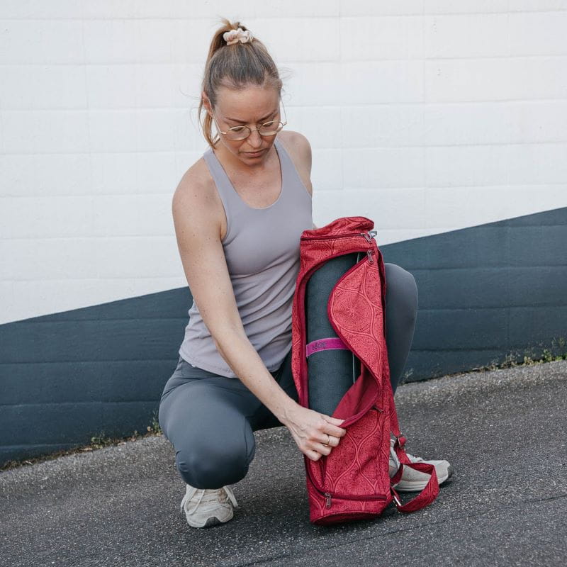 Bavlněná taška na jogamatku Bodhi Asana Bag 70 – tmavě modrá