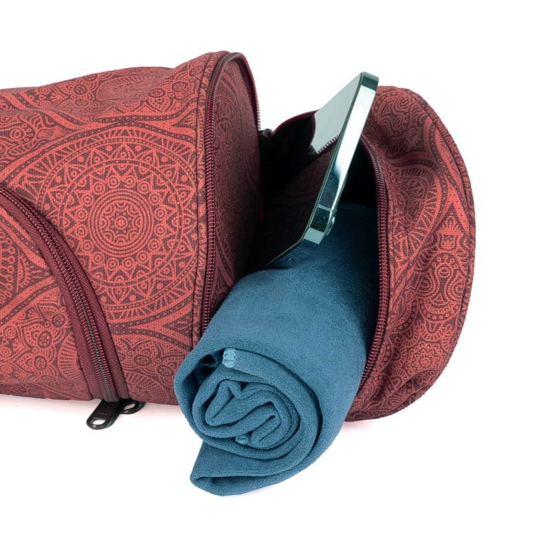 Bavlněná taška na jogamatku Bodhi Asana Bag 70 – červená