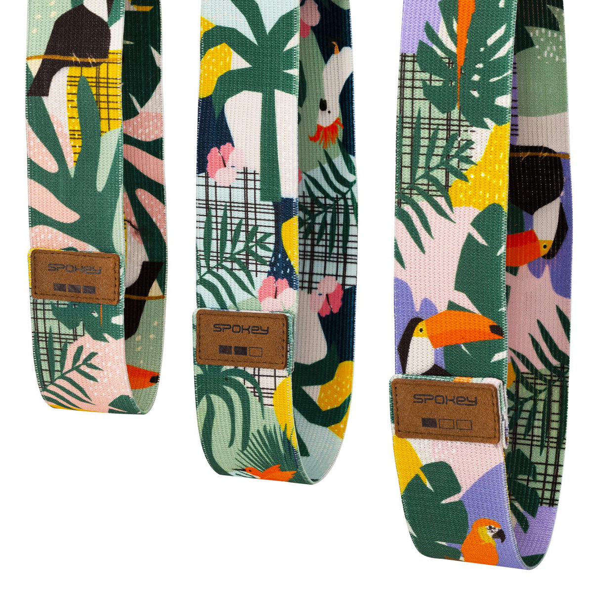 Sada 3 odporových gumových pásů Spokey Home Jungle Set