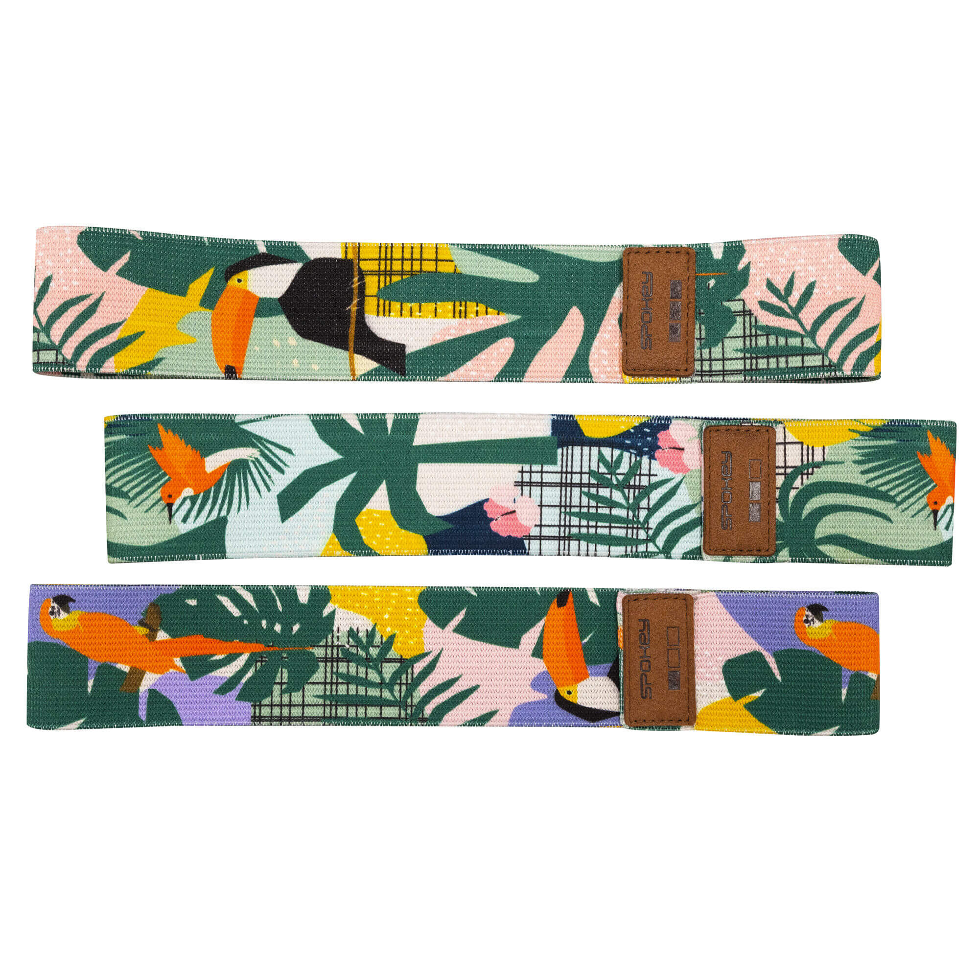 Sada 3 odporových gumových pásů Spokey Home Jungle Set