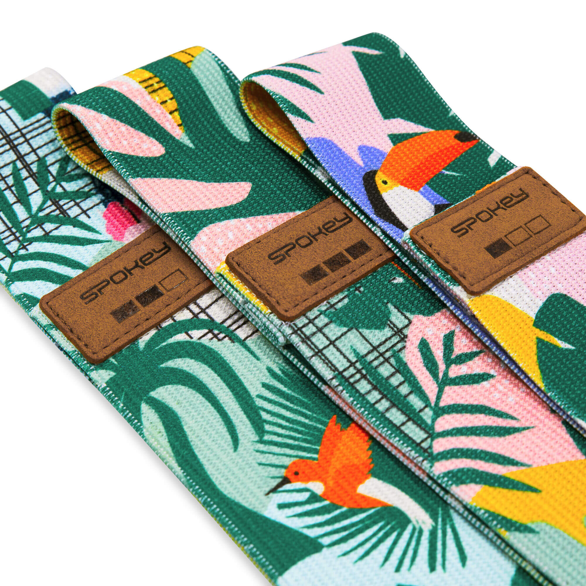 Sada 3 odporových gumových pásů Spokey Home Jungle Set