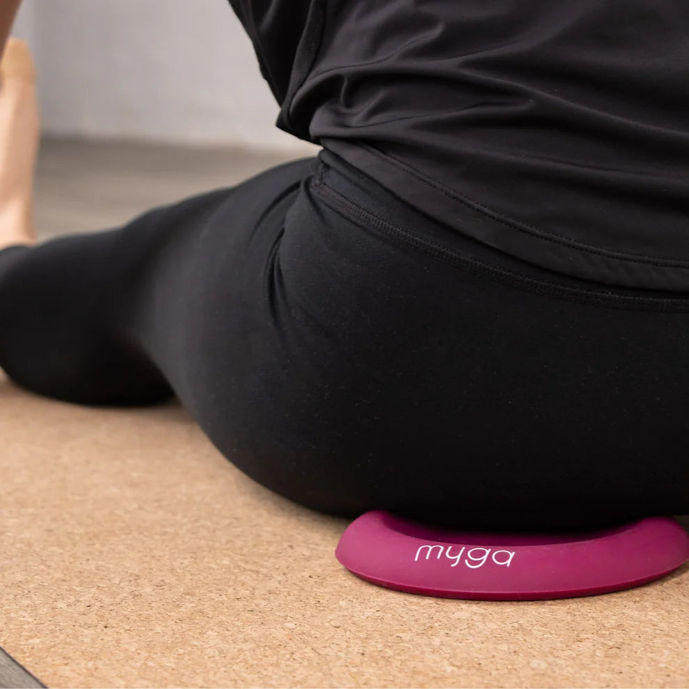Gelová podložka na jógu Myga Support Pad – fialová