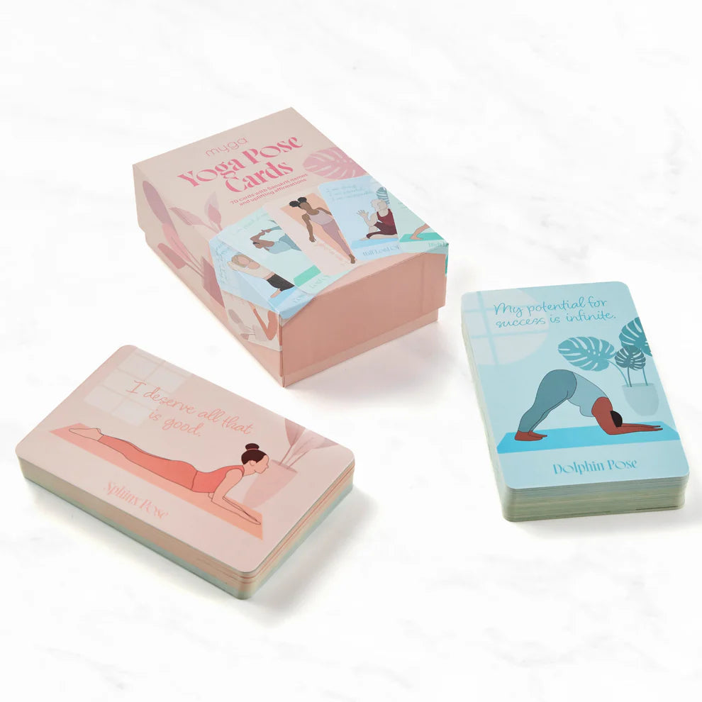 Karty s jógovými pozicemi myga Yoga Pose Cards