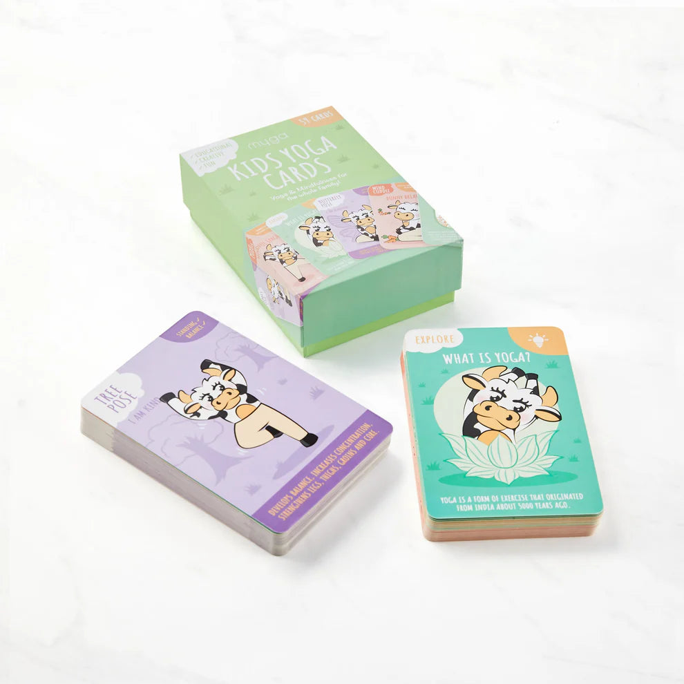 Karty pro jógu pro děti – myga Kids Yoga Cards