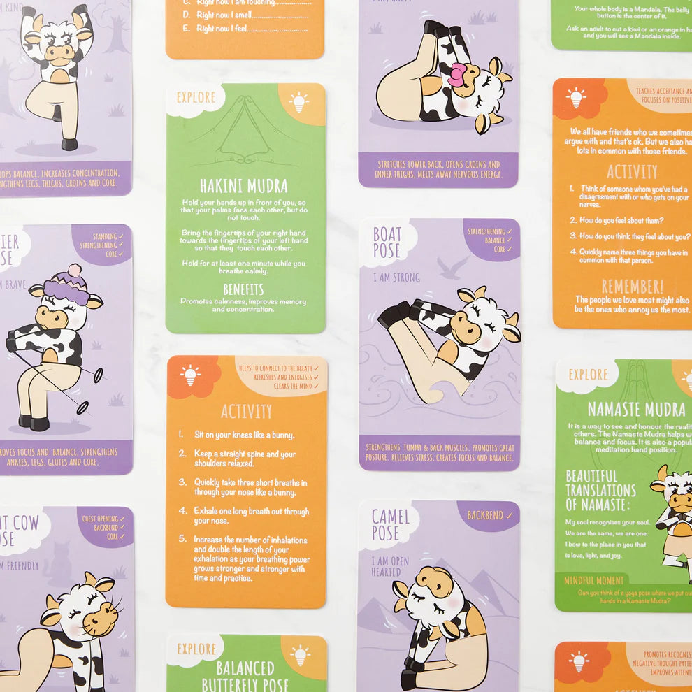 Karty pro jógu pro děti – myga Kids Yoga Cards