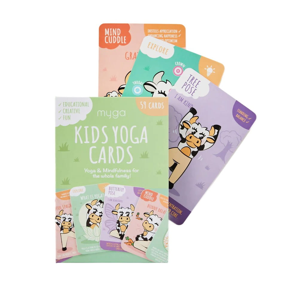 Karty pro jógu pro děti – myga Kids Yoga Cards