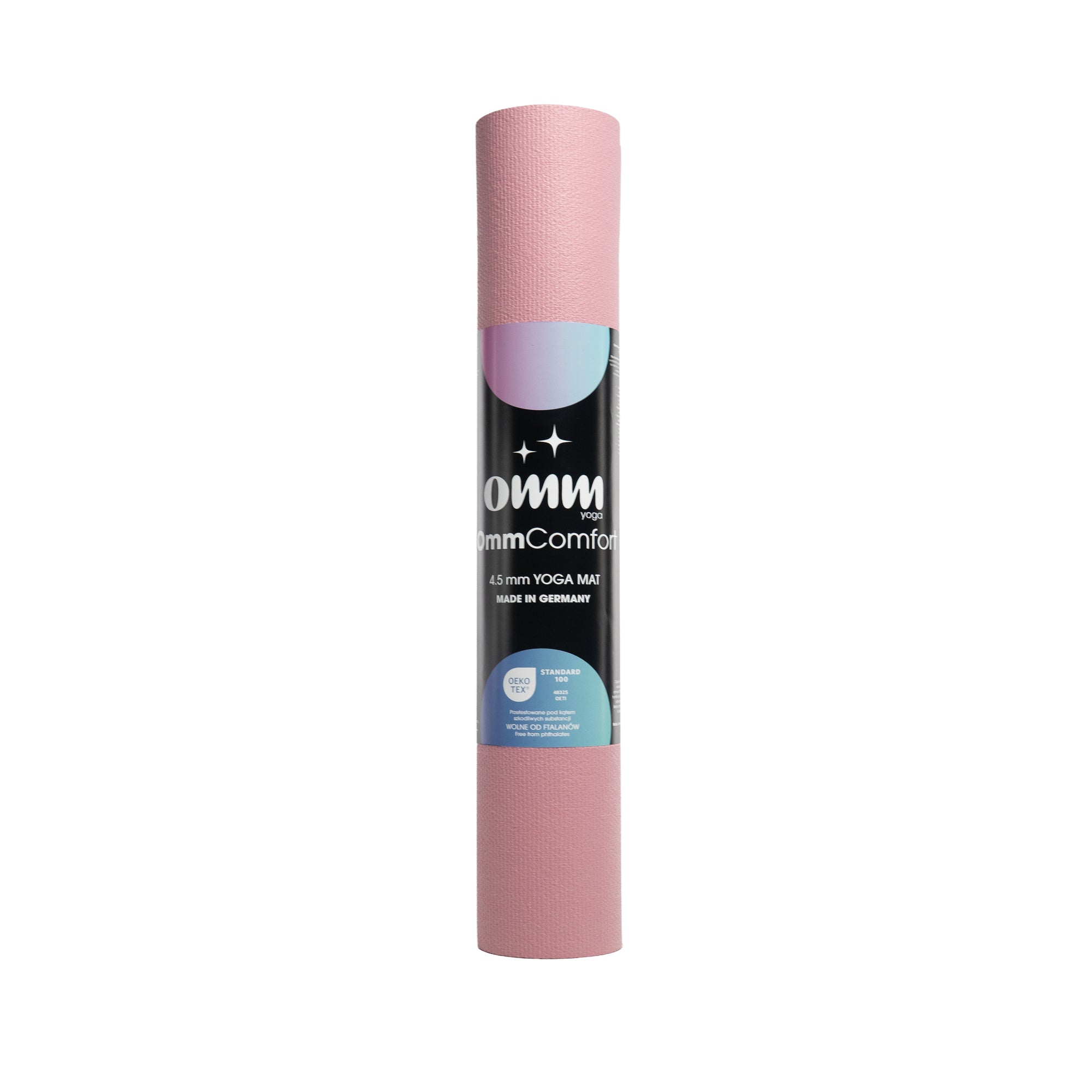 Jógová podložka OMM YOGA Comfort Pink 4,5 mm