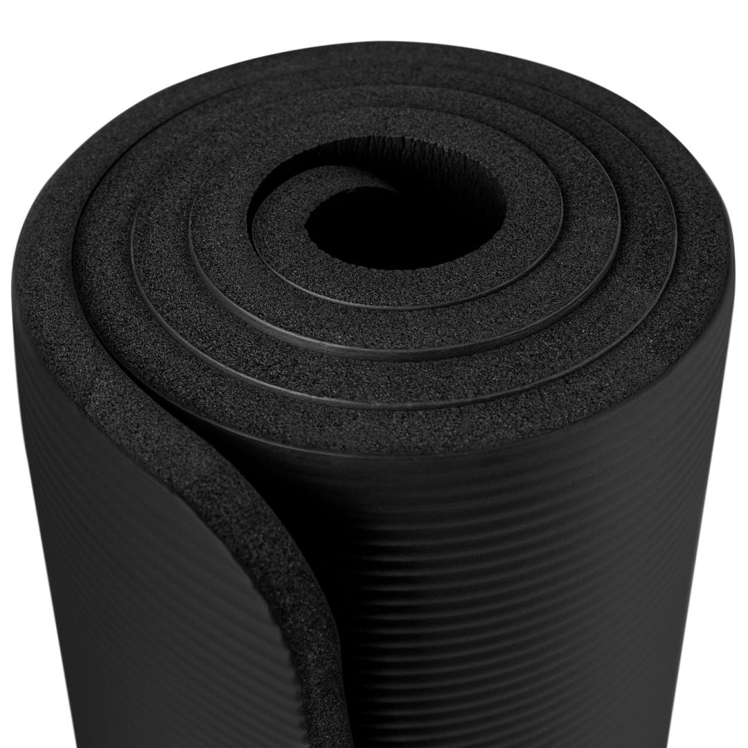 Cvičební podložka Spokey Softmat 1,5 cm – černá