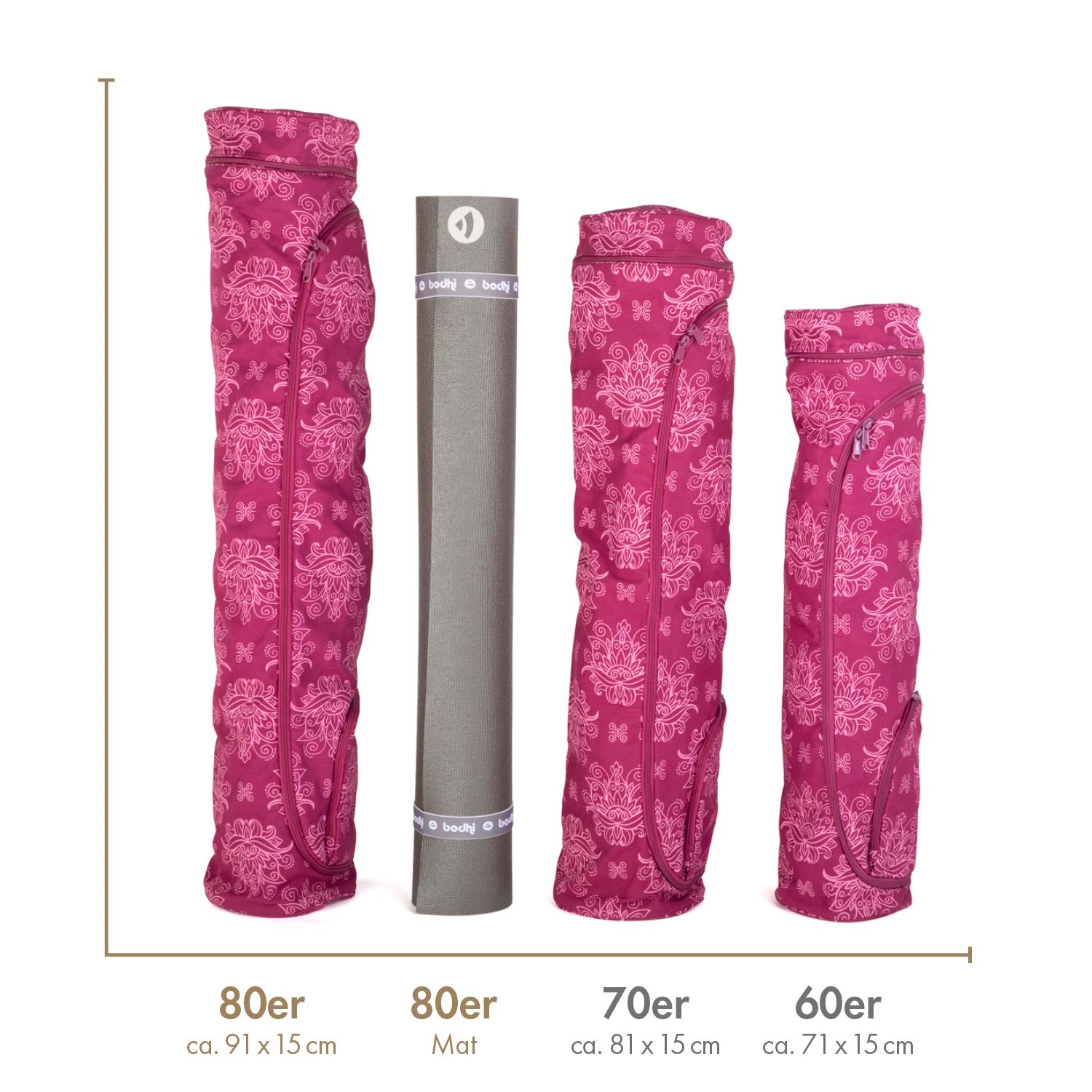 Taška na podložku Bodhi 80 cm – červená
