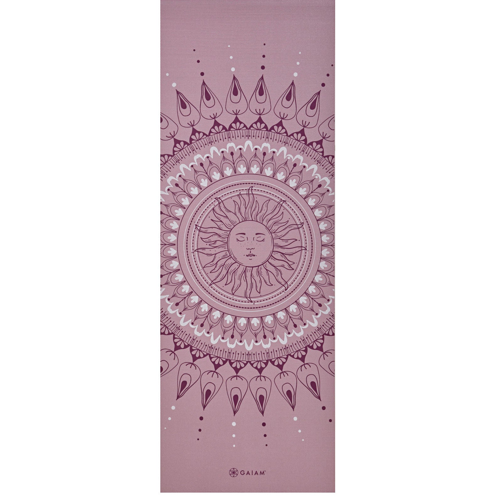 Jógová podložka GAIAM HERE &amp;amp; NOW DUSTY ROSE 4 mm