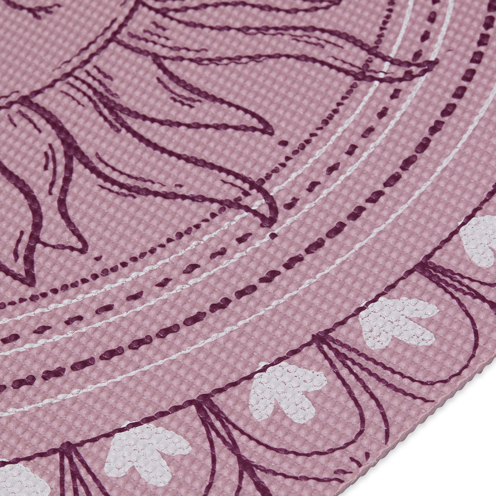 Jógová podložka GAIAM HERE &amp;amp; NOW DUSTY ROSE 4 mm