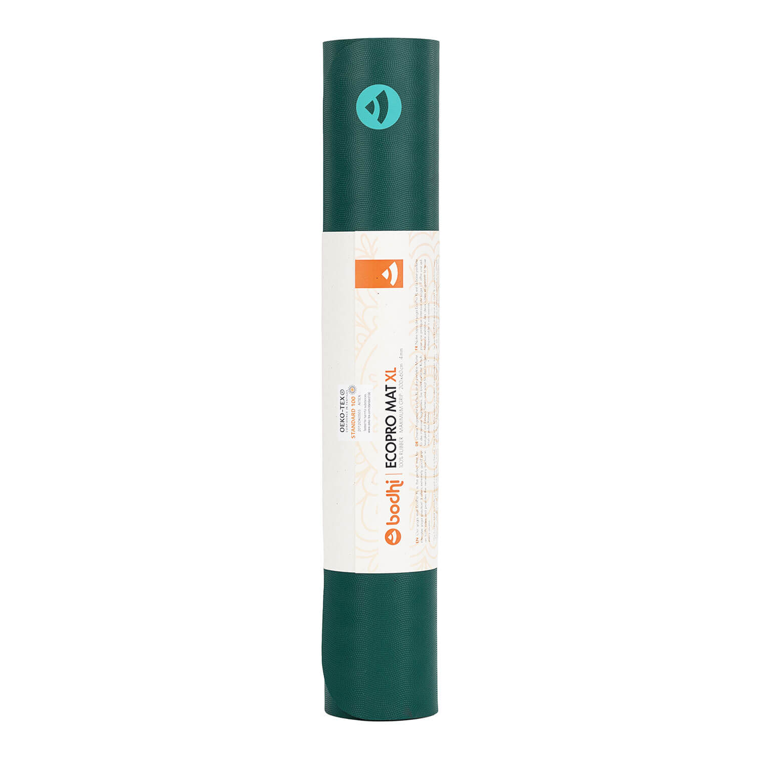 Gumová jógová podložka Bodhi EcoPro XL 4 mm – 200 cm – mátová