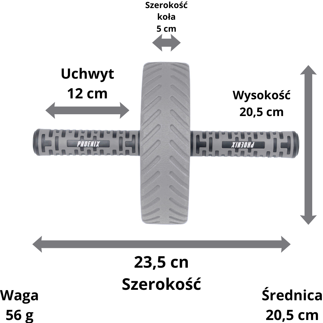 Kruh na posilování břišních svalů z EVA a oceli