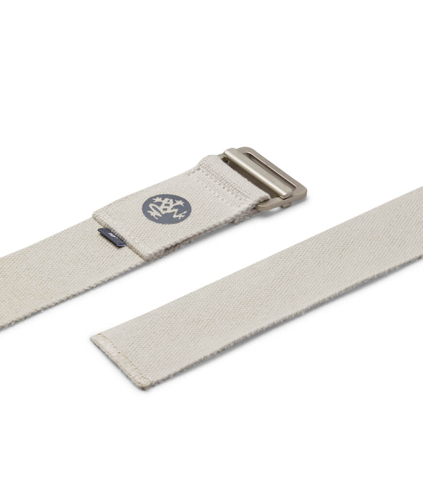 Manduka aligN 304 cm Jógový pás – Linen