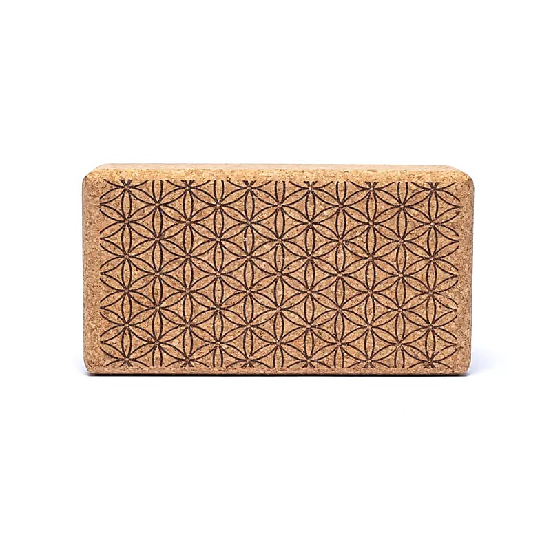 Jógový blok – Květ života 23 × 12 × 7,5 cm