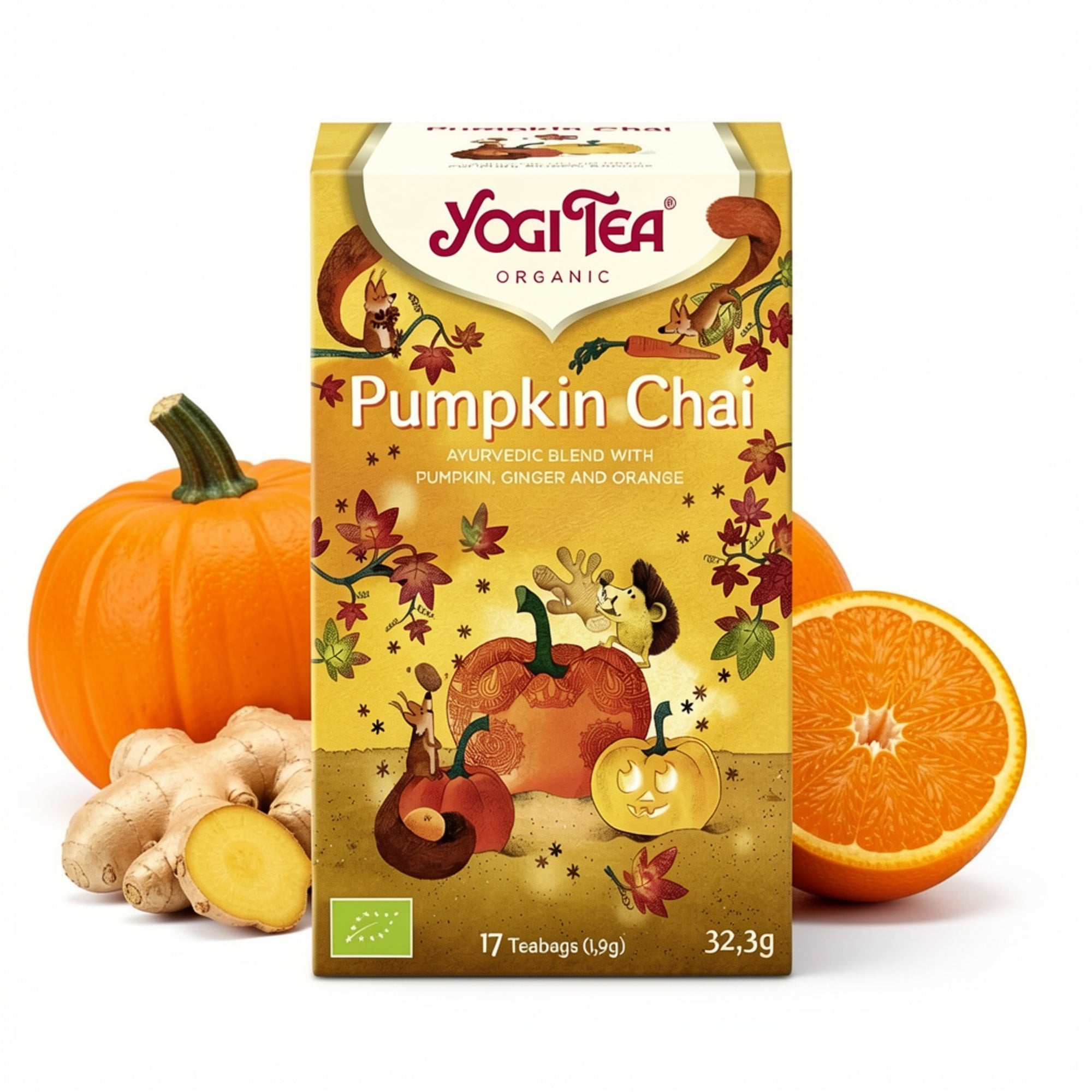 Čaj Yogi Tea Pumpkin Chai (17 sáčků)