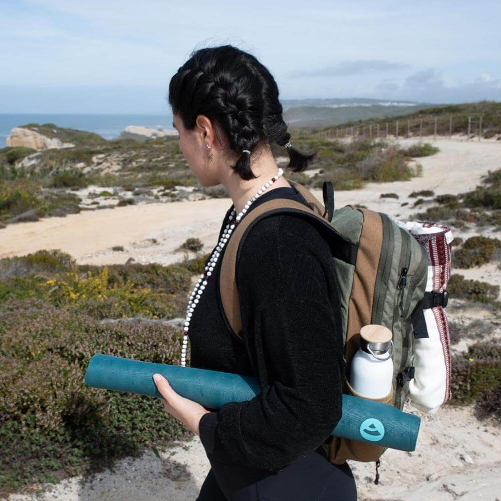 Gumová jógová podložka Bodhi EcoPro Travel 1,3 mm – mátová
