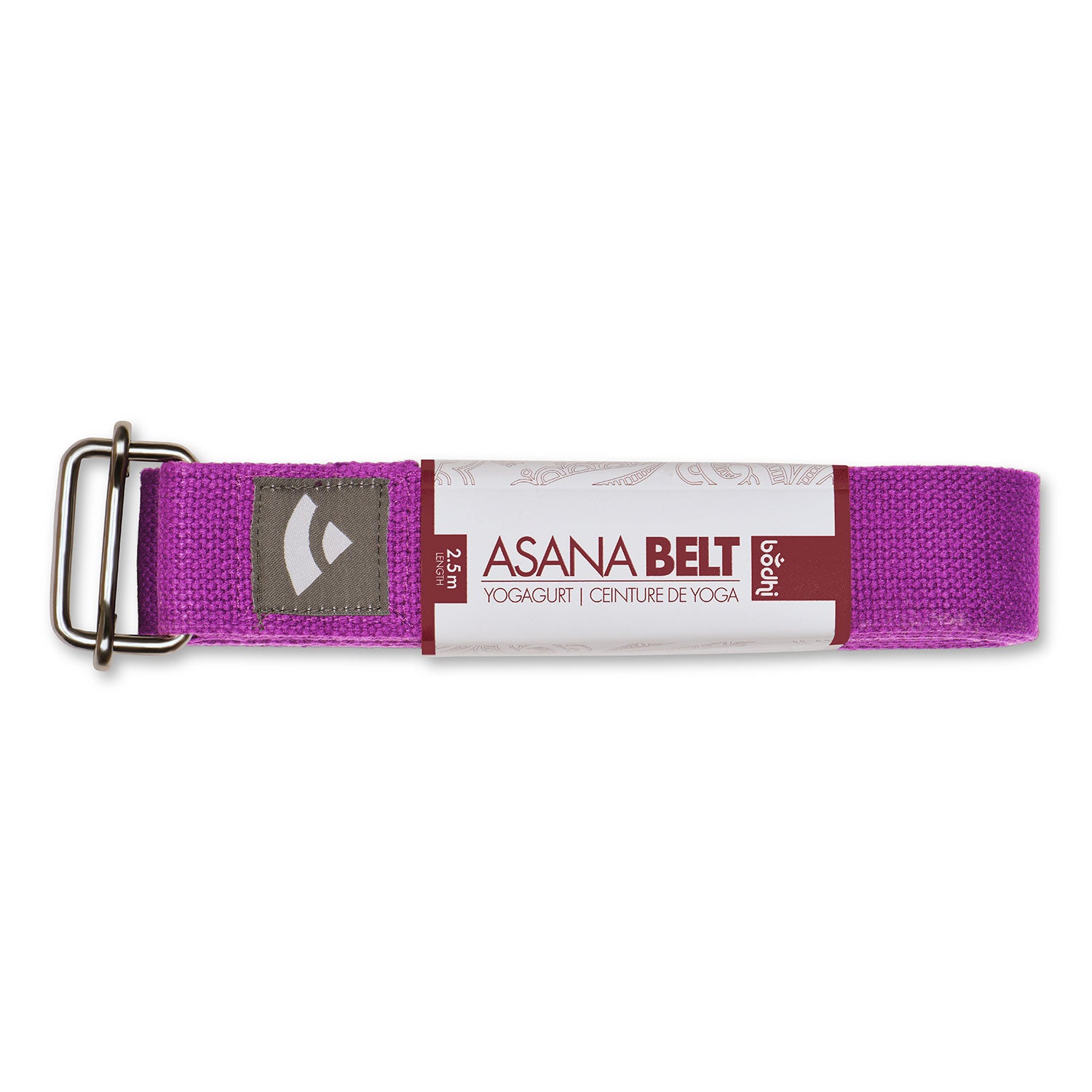 Jógový pás Bodhi Asana belt 2,5 m – fialový