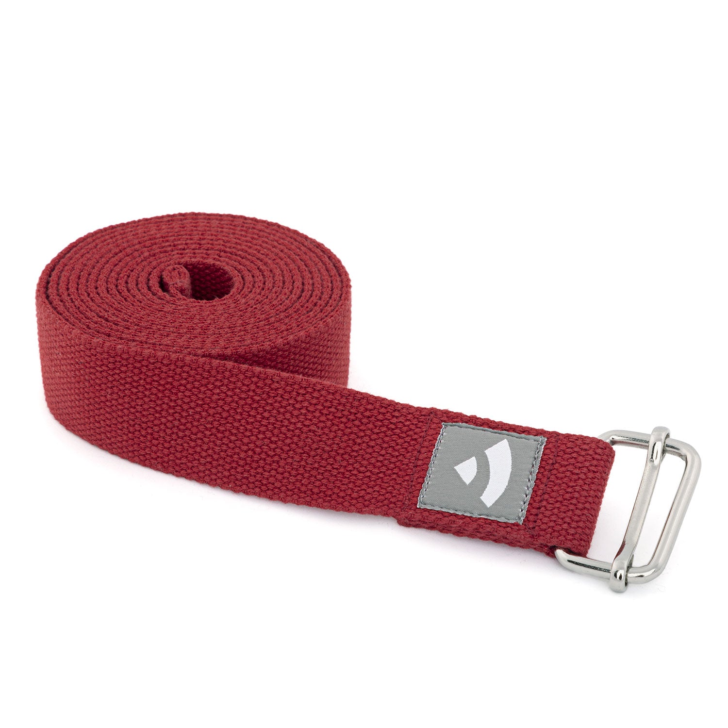 Jógový pás Bodhi Asana belt 2,5 m – vínový