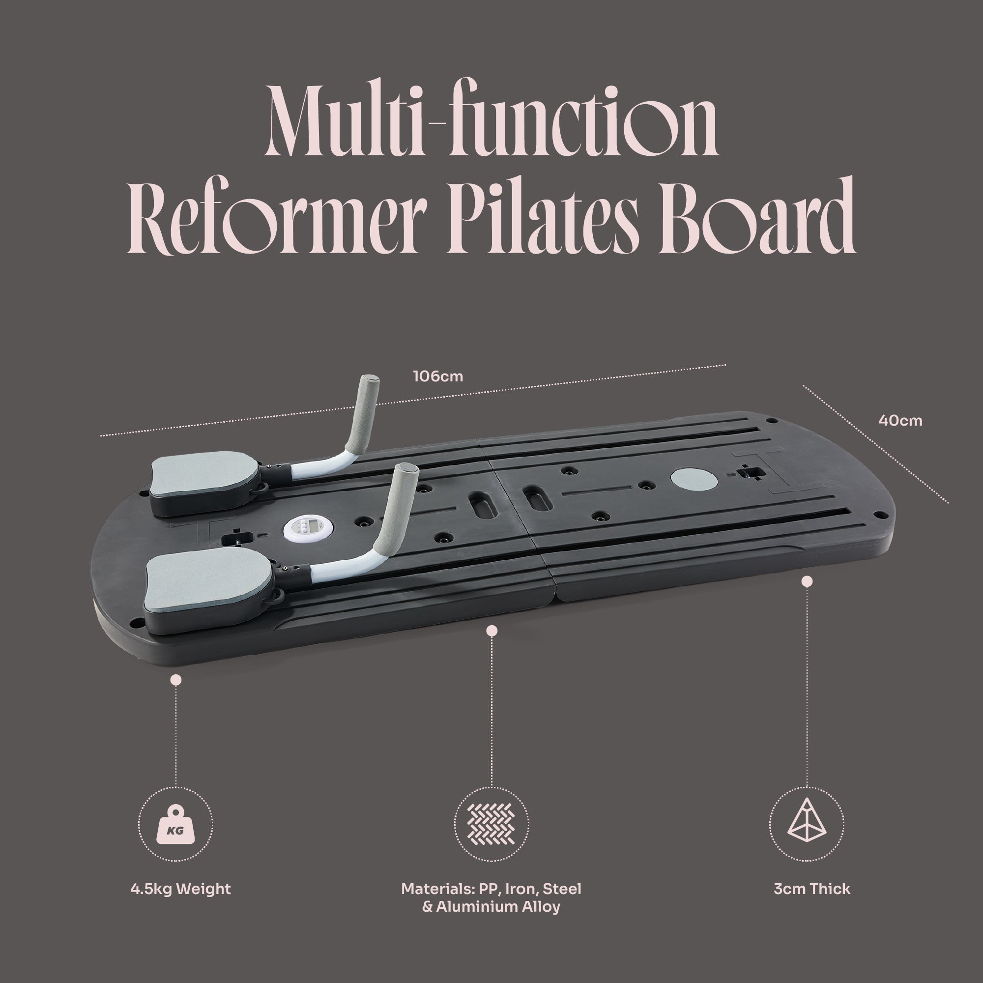 Pilates reformer Myga Portable Pilates Set – černý