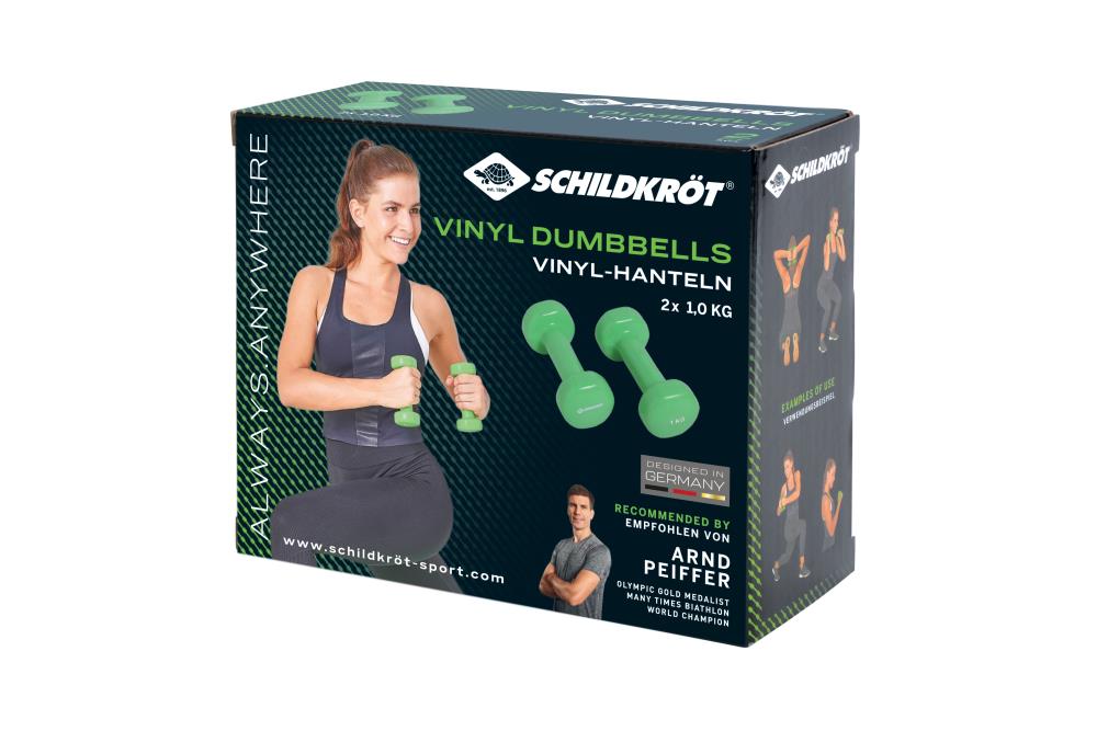 Sada vinylových činek SK Fitness 2 × 1 kg