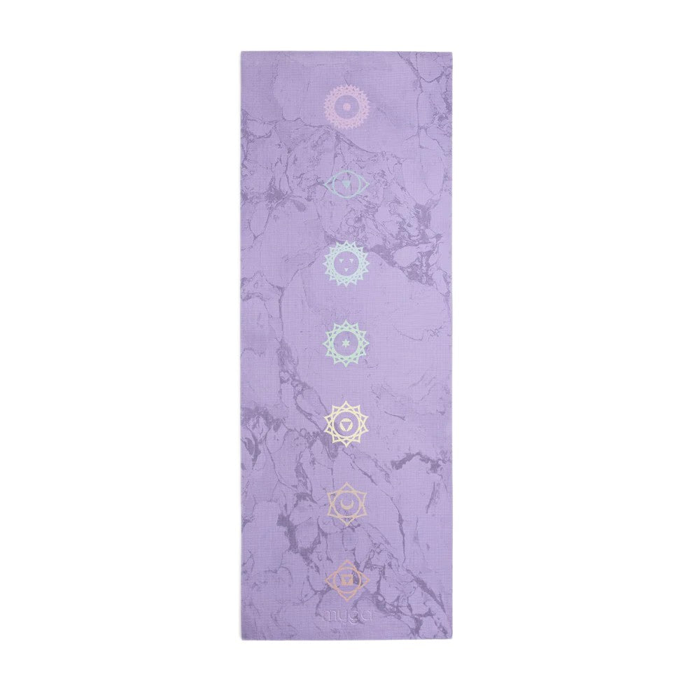 Sada na jógu Chakra Yoga Set: podložka, blok, popruh