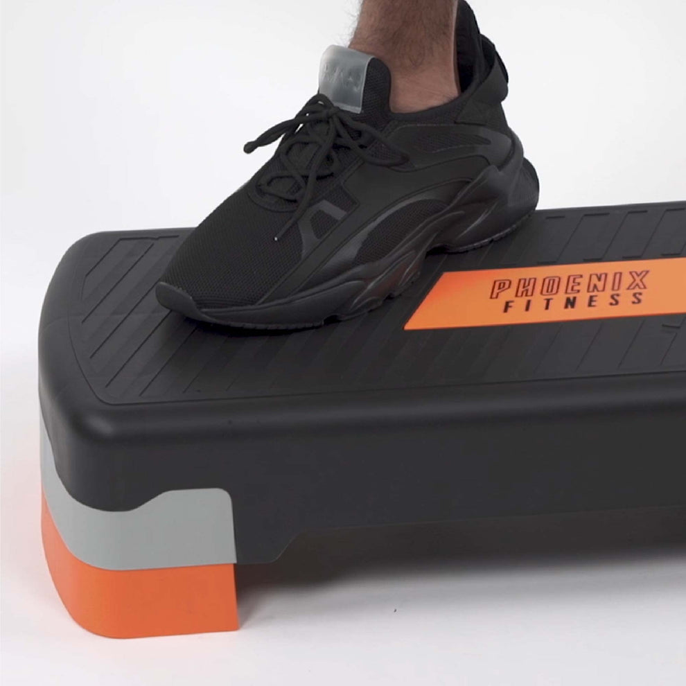 Nastavitelný step/stepper pro aerobní cvičení a fitness od Phoenix Fitness