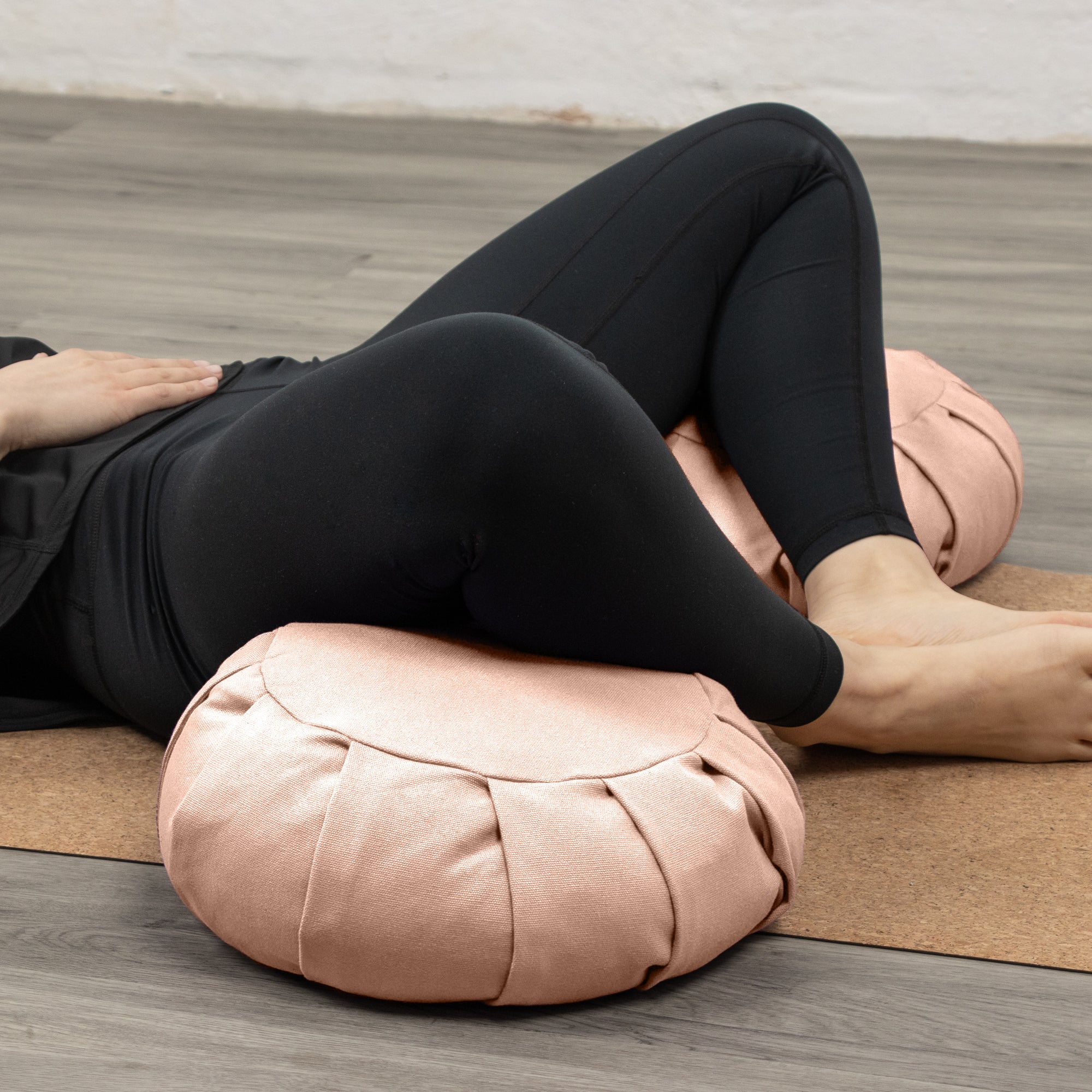 Meditační polštář Zafu myga – růžový