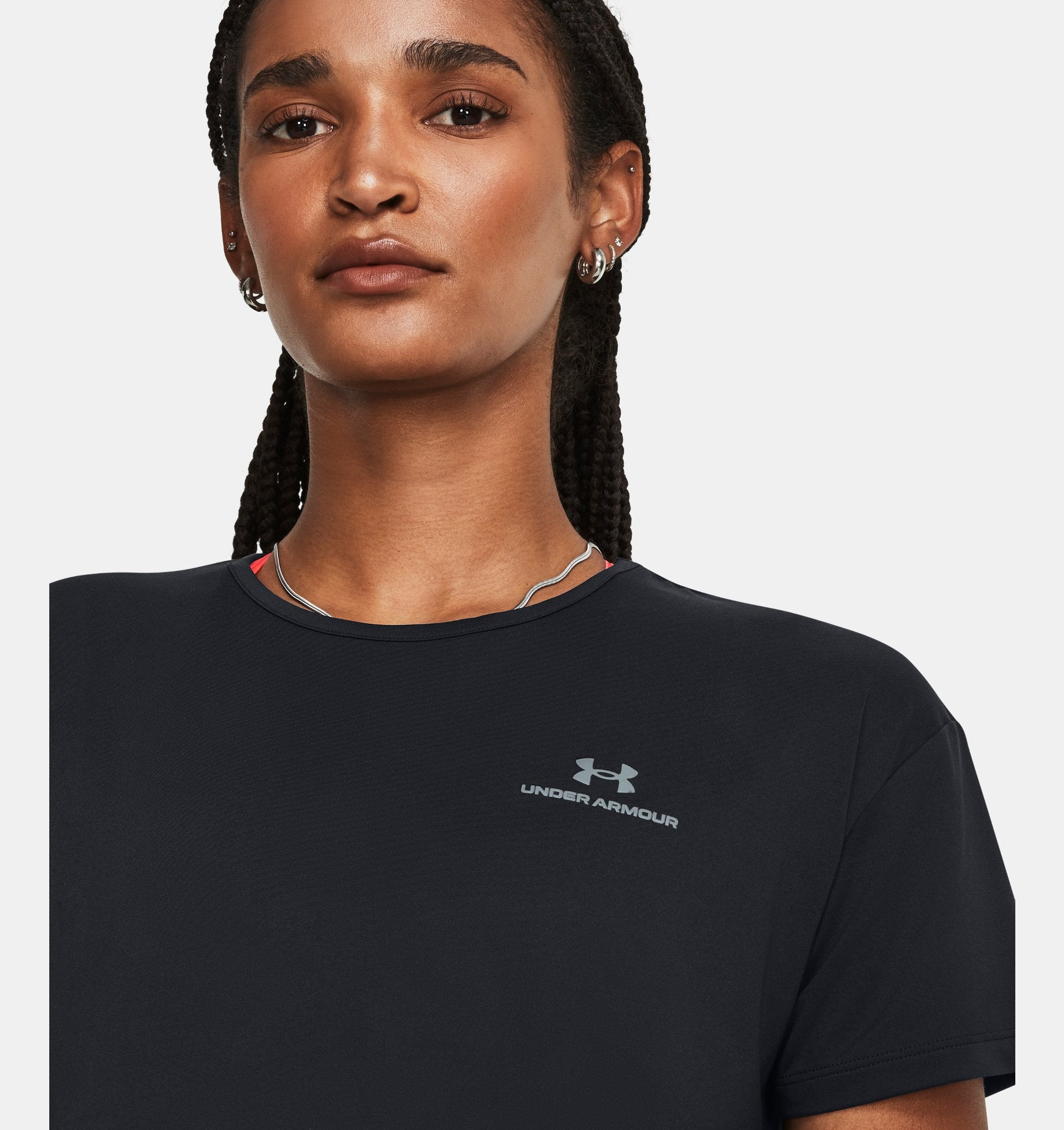 Tričko s krátkými rukávy na jógu a pilates Under Armour Vanish Energy – černé