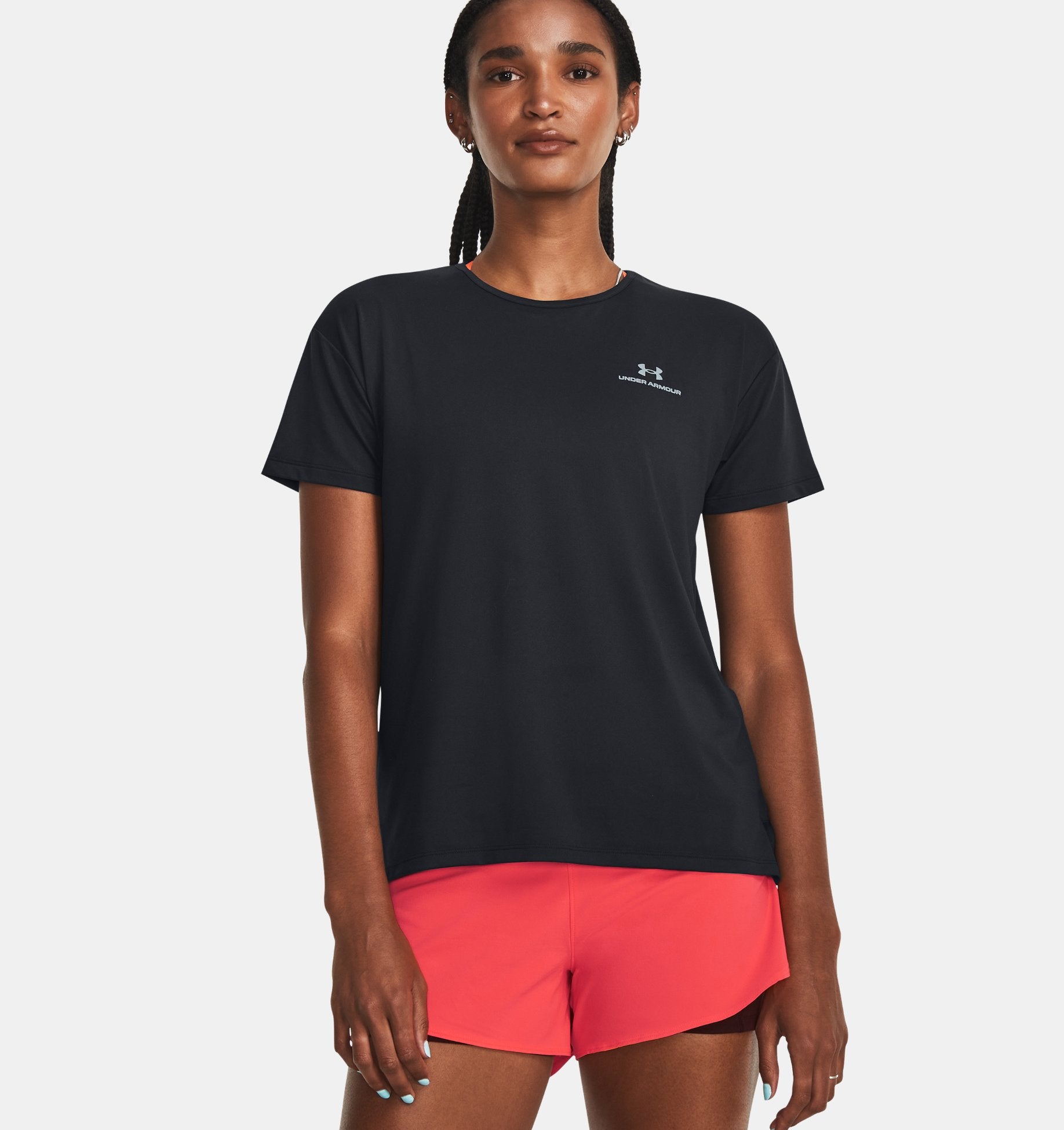 Tričko s krátkými rukávy na jógu a pilates Under Armour Vanish Energy – černé