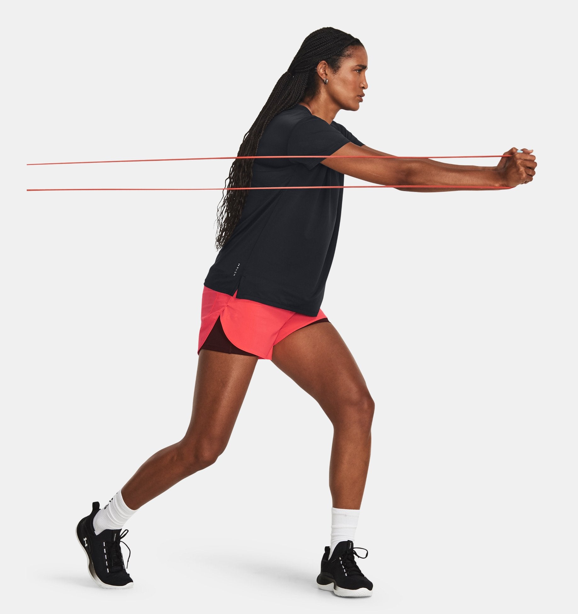 Tričko s krátkými rukávy na jógu a pilates Under Armour Vanish Energy – černé